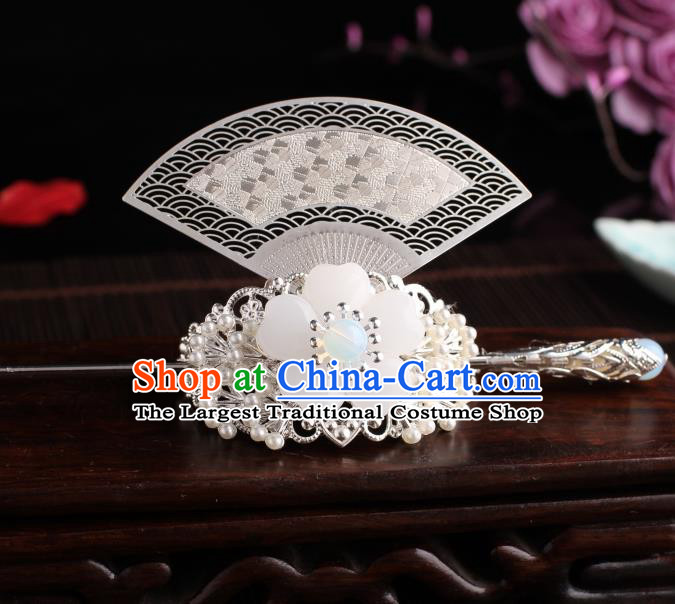 Traditional Chinese Hanfu Pine Hair Crown Ancient Court Princess Hairpins Handmade Hair Accessories for Women