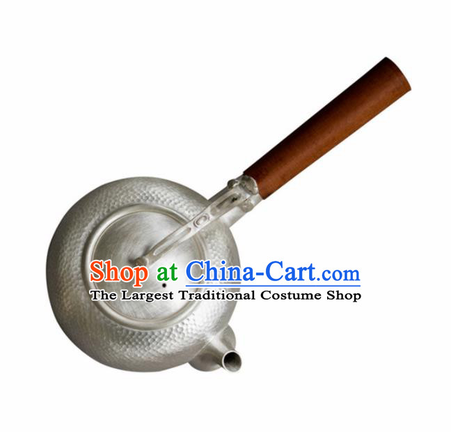 Traditional Chinese Handmade Kung Fu Teapot Silver Teapot