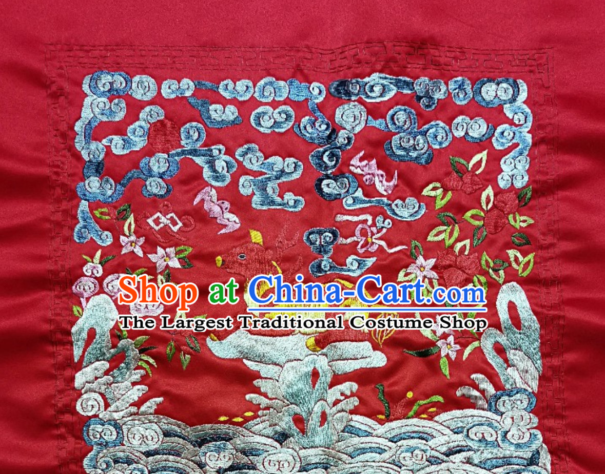 Traditional Qing Dynasty Officer Bu Zi Embroidery Arts