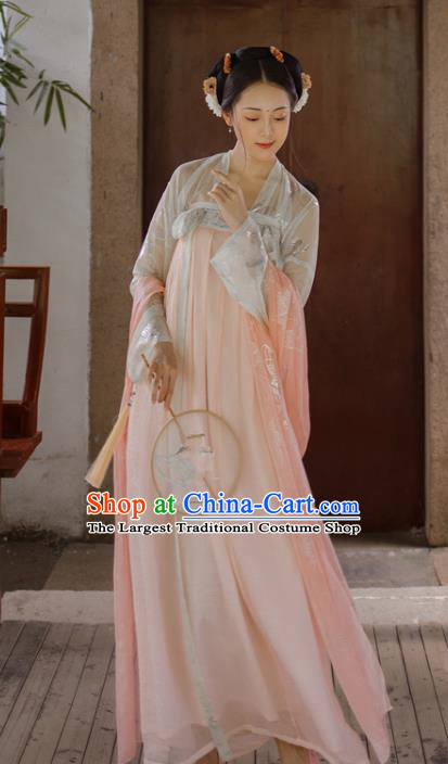 Chinese Tang Dynasty Court Lady Hanfu Dress Traditional Ancient Imperial Consort Costumes for Women