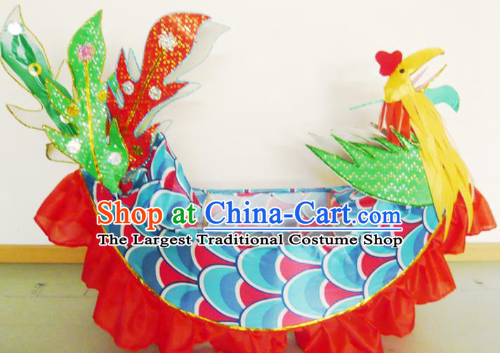 Chinese New Year Folk Dance Phoenix Boat Traditional Dance Prop for Kids