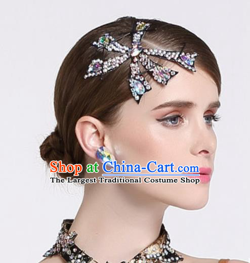 Handmade Latin Dance Competition Hair Stick International Rumba Dance Hair Accessories for Women