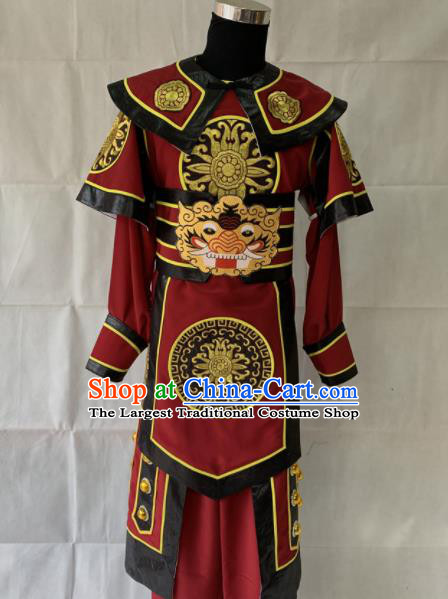 Chinese Beijing Opera Takefu Clothing Traditional Peking Opera Soldier Costume for Men