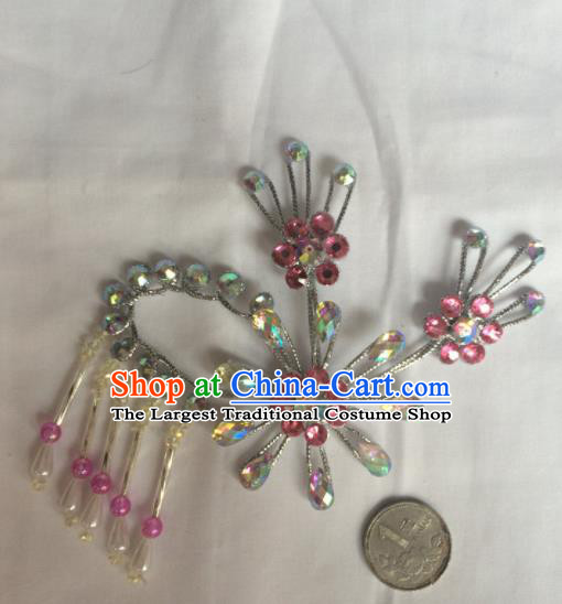 Chinese Beijing Opera Diva Hair Claw Hairpins Traditional Peking Opera Hair Accessories for Women