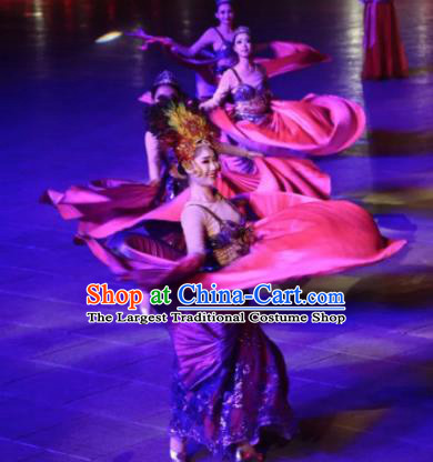 Chinese The Dream of Datang Tang Dynasty Dance Dress Stage Performance Costume for Women