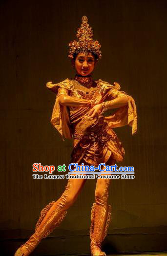 Chinese Dharma Legends in Famen Temple Ancient Classical Dance Dress Stage Performance Costume and Headpiece for Women