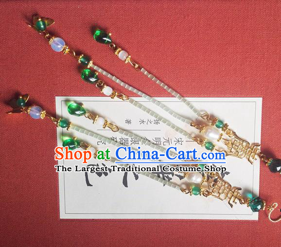 Traditional Chinese Hanfu Palace Earrings Classical Ear Accessories for Women