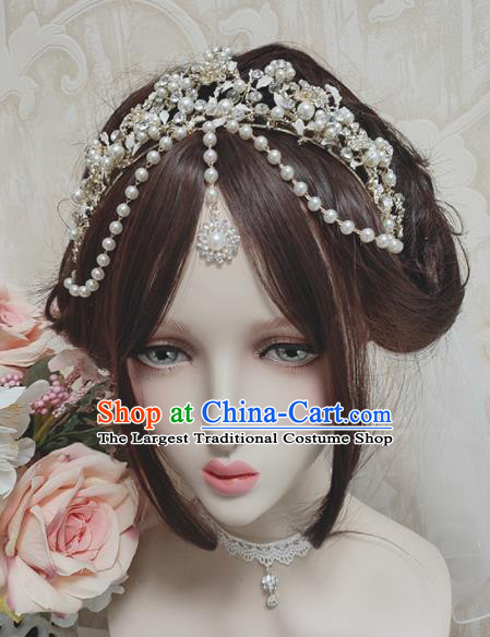 Top Grade Baroque Princess Crystal Royal Crown Handmade Hair Accessories for Women