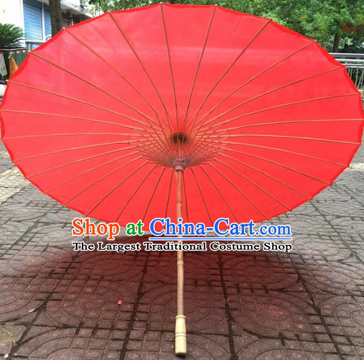 Handmade Chinese Classical Dance Red Paper Umbrella Traditional Cosplay Decoration Umbrellas