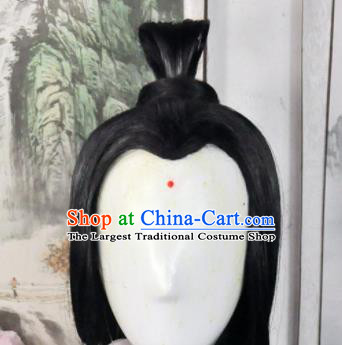 Traditional Chinese Cosplay Taoist Nun Wigs Sheath Ancient Swordsman Goddess Chignon for Women