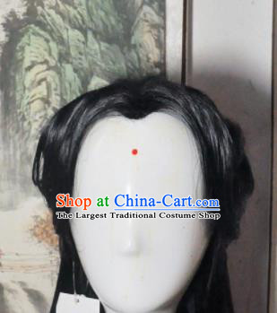 Traditional Chinese Cosplay Taoist Nun Wigs Sheath Ancient Swordsman Goddess Chignon for Women