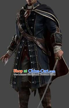 Top Grade Cosplay Assassin Costumes Halloween Swordsman Clothing for Men