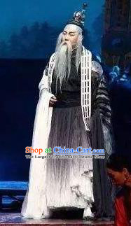 Chinese The Legend of Wang Yangming Ancient Taoist Clothing Stage Performance Dance Costume for Men