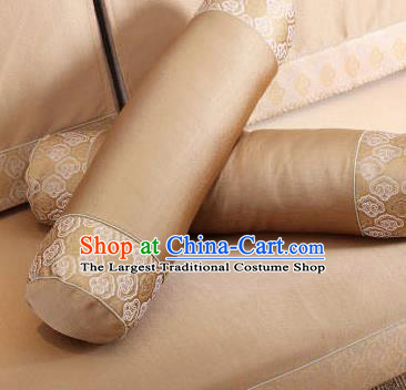 Traditional Chinese Home Decoration Accessories Pillowslip Cloud Pattern Golden Brocade Cover