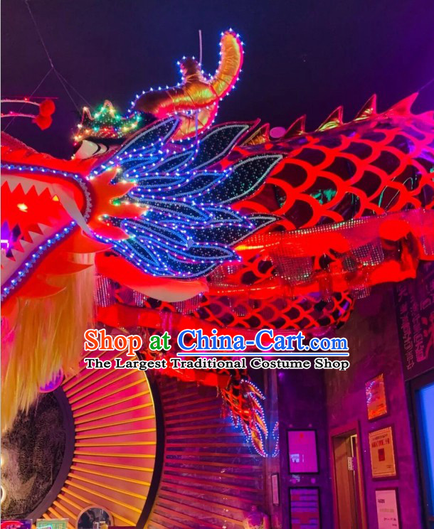 LED Super Large Dragon Head Dragon Dance Costume Complete Set