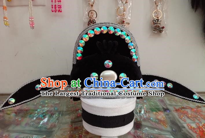 Chinese Traditional Beijing Opera Headwear Peking Opera Official Hat for Adults