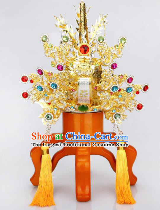 Chinese Traditional Religious Hair Accessories Taoism Feng Shui Emperor Heavenly Hat