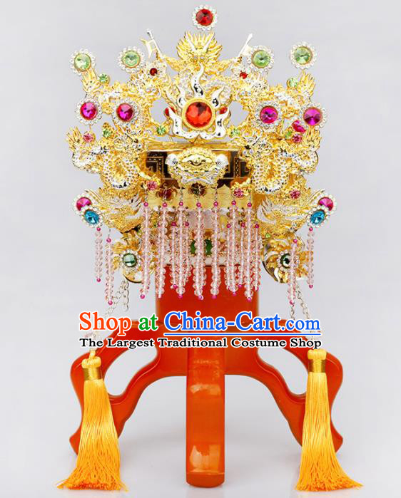 Chinese Traditional Religious Hair Accessories Feng Shui Buddhism Avalokitesvara Hat