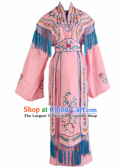 Traditional Chinese Beijing Opera Peri Costume Peking Opera Princess Pink Dress