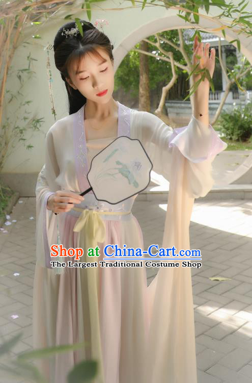 Traditional Chinese Ancient Princess Hanfu Dress Tang Dynasty Palace Lady Historical Costume for Women