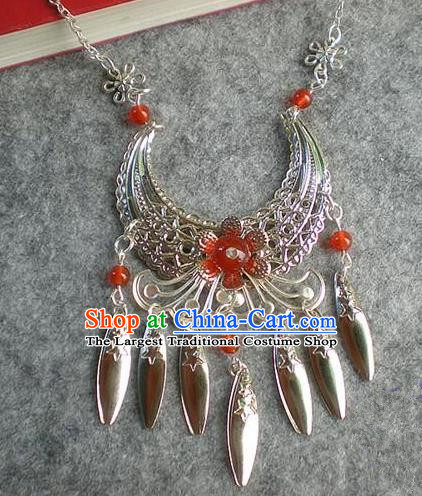 Chinese Ancient Bride Hanfu Accessories Traditional Palace Necklace for Women