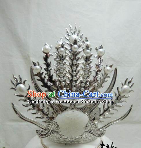 Chinese Ancient Swordsman Hair Accessories Traditional Hair Crown for Men