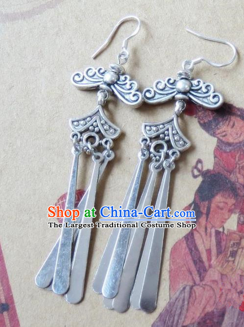 Chinese Ancient Princess Jewelry Accessories Traditional Ethnic Earrings for Women