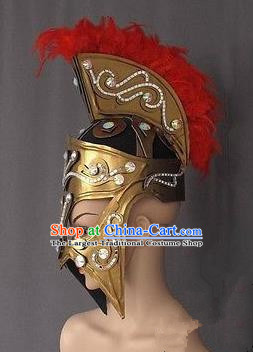 Traditional Roman Headdress Ancient Rome Warrior Helmet for Men