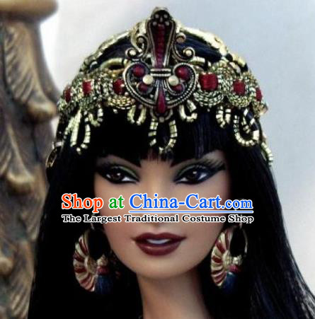 Traditional Egyptian Hair Accessories Ancient Egypt Classical Gem Headdress for Women