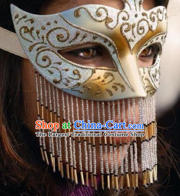 Traditional Egyptian Jewelry Accessories Ancient Egypt Queen Tassel Mask for Women