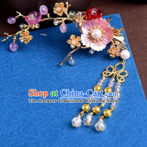 Handmade Chinese Ancient Princess Hair Claws Hairpins Traditional Hair Accessories Headdress for Women