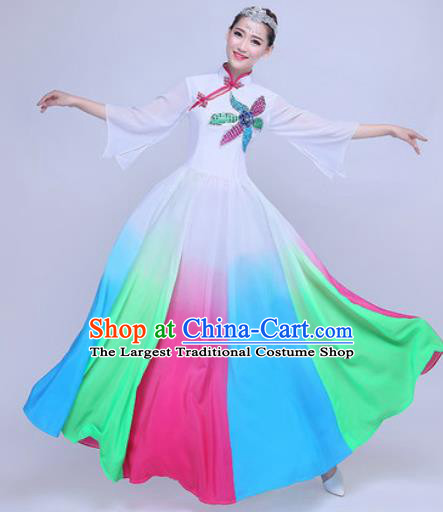 Chinese Traditional Chorus Dress Opening Dance Modern Dance Stage Performance Costume for Women