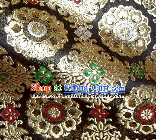 Asian Traditional Classical Pattern Damask Brocade Fabric Japanese Kimono Tapestry Satin Silk Material