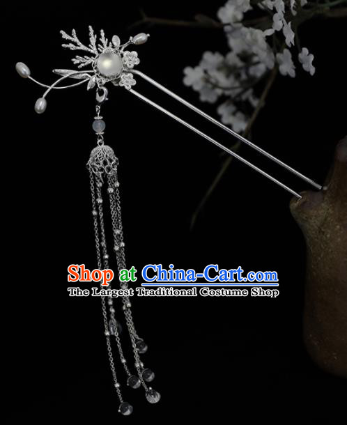 Chinese Traditional Hanfu Hair Accessories Step Shake Ancient Princess Tassel Hairpins for Women