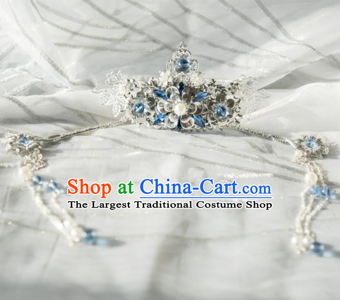 Chinese Ancient Princess Hair Coronet Hairpins Traditional Hanfu Hair Accessories for Women