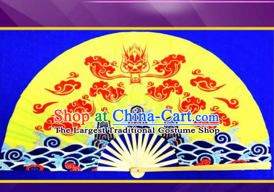 Chinese Traditional Sichuan Opera Fans Handmade Folding Fan for Men