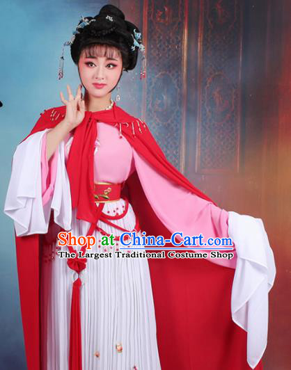 Chinese Traditional Shaoxing Opera Hua Dan Embroidered Dress Beijing Opera Peri Costume for Women