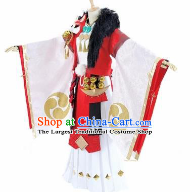 Chinese Traditional Ancient Swordsman Costume Cosplay Royal Highness Clothing for Men