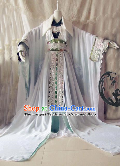 Chinese Traditional Cosplay Imperial Consort Costume Ancient Swordswoman Hanfu Dress for Women