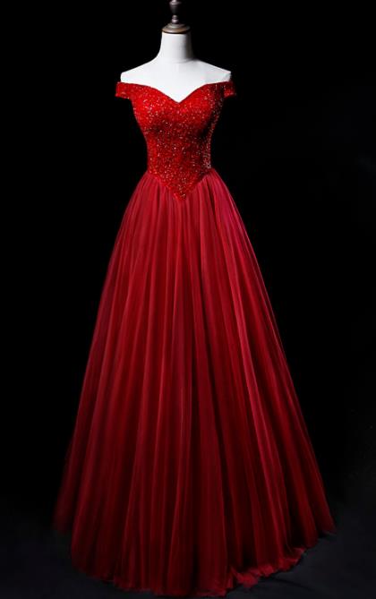 Top Grade Catwalks Red Embroidered Lace Evening Dress Compere Modern Fancywork Costume for Women