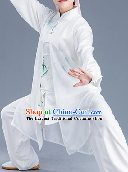 Asian Chinese Traditional Martial Arts Costume Tai Ji Kung Fu Training Uniform for Women