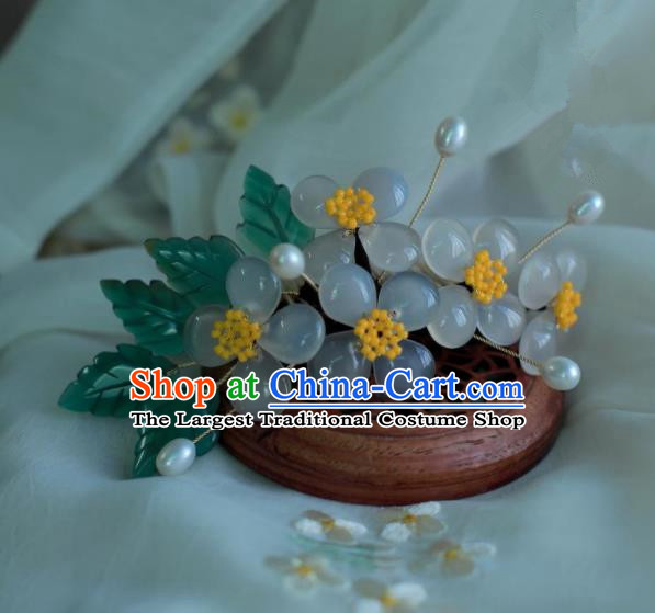 Traditional Chinese Hanfu Coloured Glaze Hair Comb Hair Accessories Ancient Princess Hairpins for Women