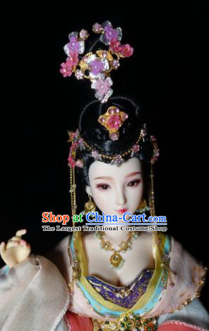 Chinese Ancient Tang Dynasty Princess Headwear Phoenix Coronet Traditional Palace Hair Accessories for Women