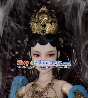 Chinese Ancient Imperial Consort Hairpins Headwear Traditional Tang Dynasty Princess Hair Accessories for Women