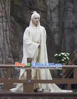 Drama Madam White Snake Chinese Ancient Taoist Priest Swordsman Historical Costume for Men