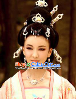 Handmade Chinese Han Dynasty Court Hairpins Traditional Hanfu Hair Clips Ancient Queen Hair Accessories for Women