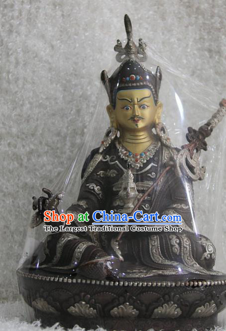 Chinese Traditional Buddhist Copper Buddha Statue Tibetan Buddhism Feng Shui Items Sculpture