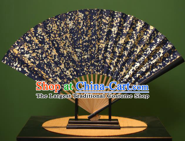 Chinese Traditional Handmade Xuan Paper Fans Classical Folding Fans for Men