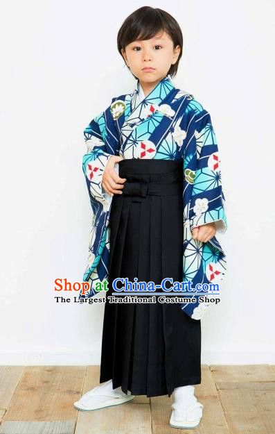 Japanese Traditional Handmade Haori Kimono Asian Japan Boys Yukata Costume for Kids