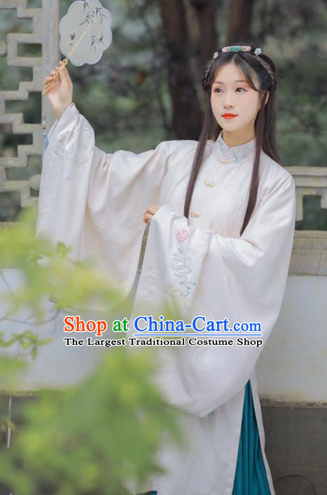 Chinese Ancient Court Lady Embroidered Hanfu Dress Ming Dynasty Princess Historical Costume for Women